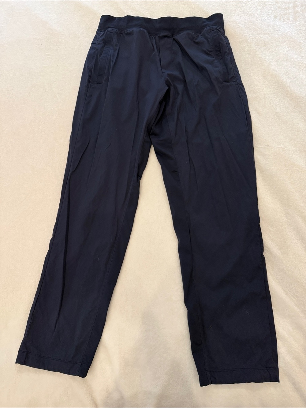 Men's Navy Stretch Casual Pants